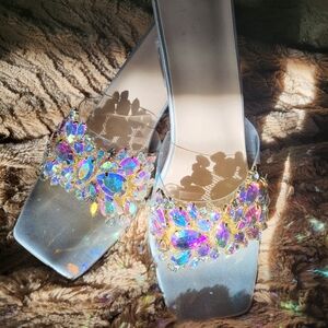 European Size 42 (8.5-9.5) Clear very SPARKLY